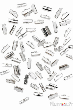 Terminali a crimpare - 15 x 6 mm - argentato